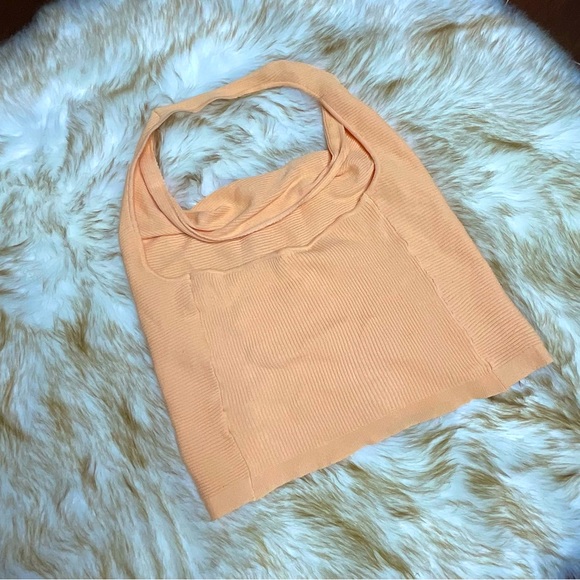 LE LIS Collection Halter Top - Size Medium in “Apricot” - Picture 6 of 7